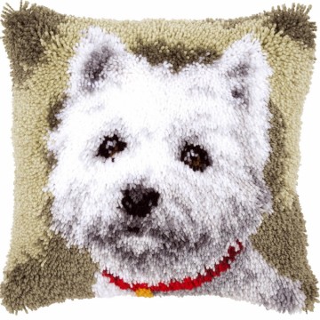 Westie - knoopkussen Vervaco
