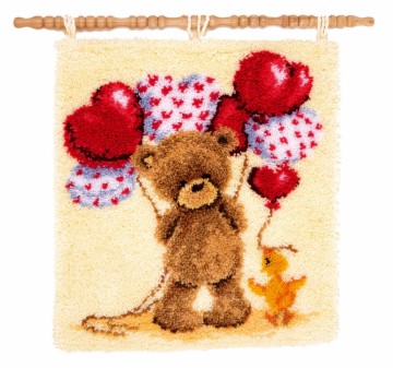 Beautiful Balloons - knooptapijt, smyrna tapijt - Vervaco