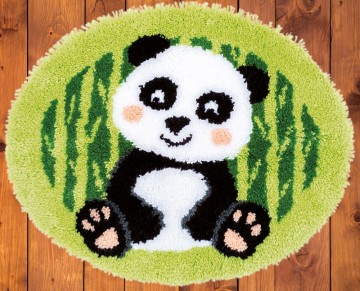 171823 knooptapijt panda